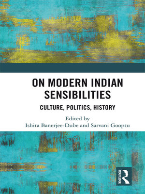 cover image of On Modern Indian Sensibilities